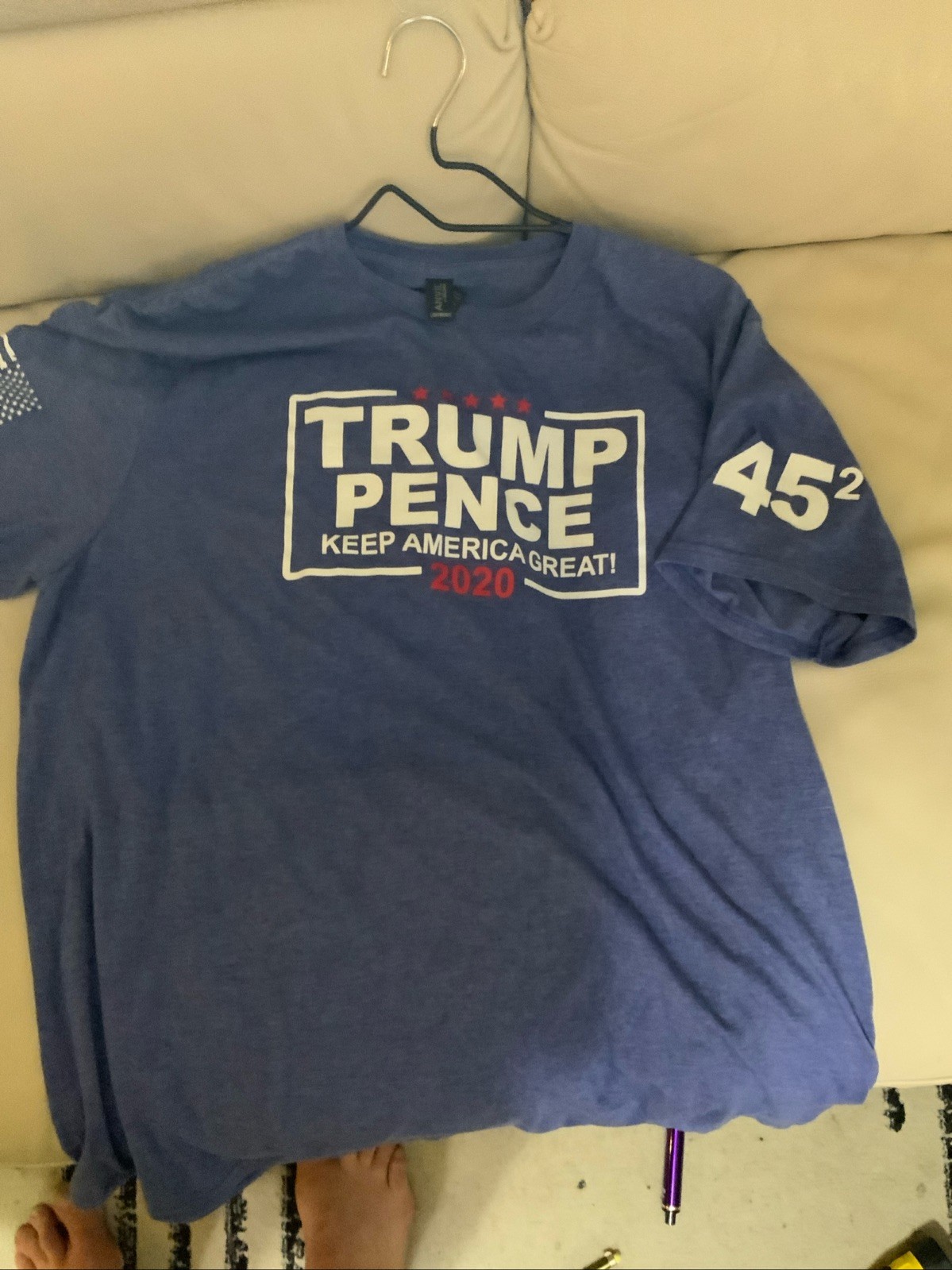 Trump 2020 Keep America Great Men’s Blue T-Shirt XL