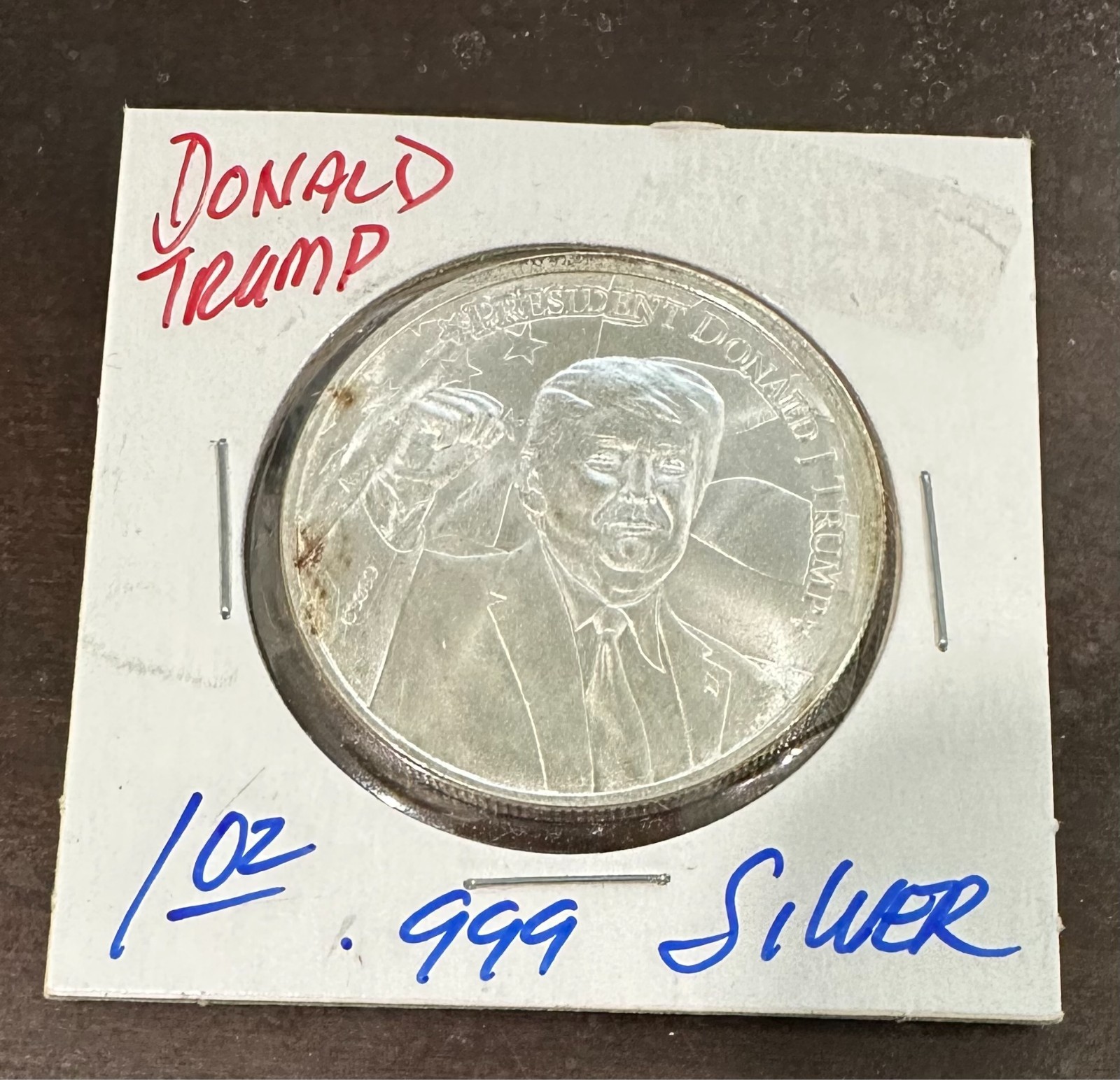 2020 Donald J Trump Fist In Air .999 1oz Pure Solid Silver Coin