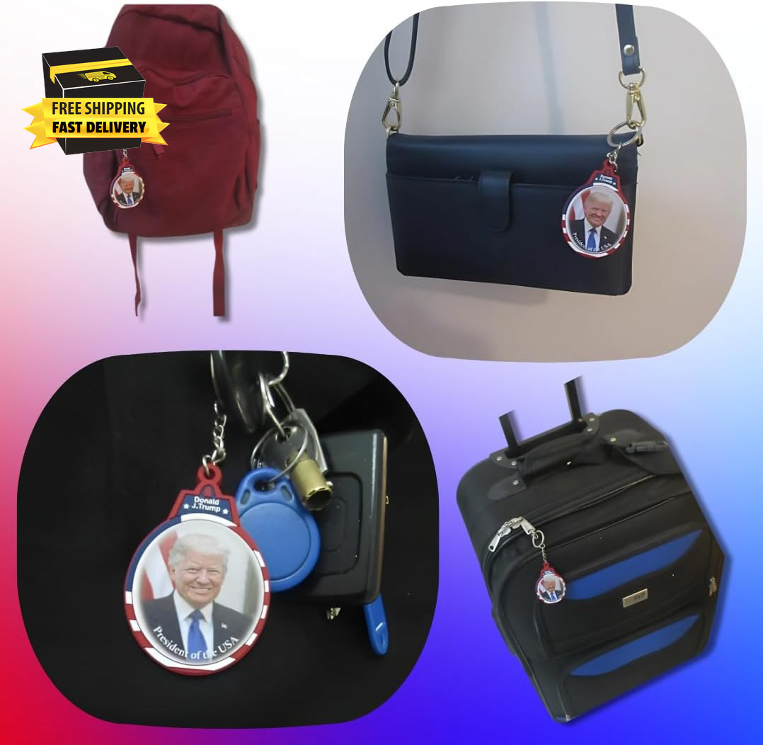 Donald Trump 2025 USA President Keychain 47Th US President Keychain Donald Trump