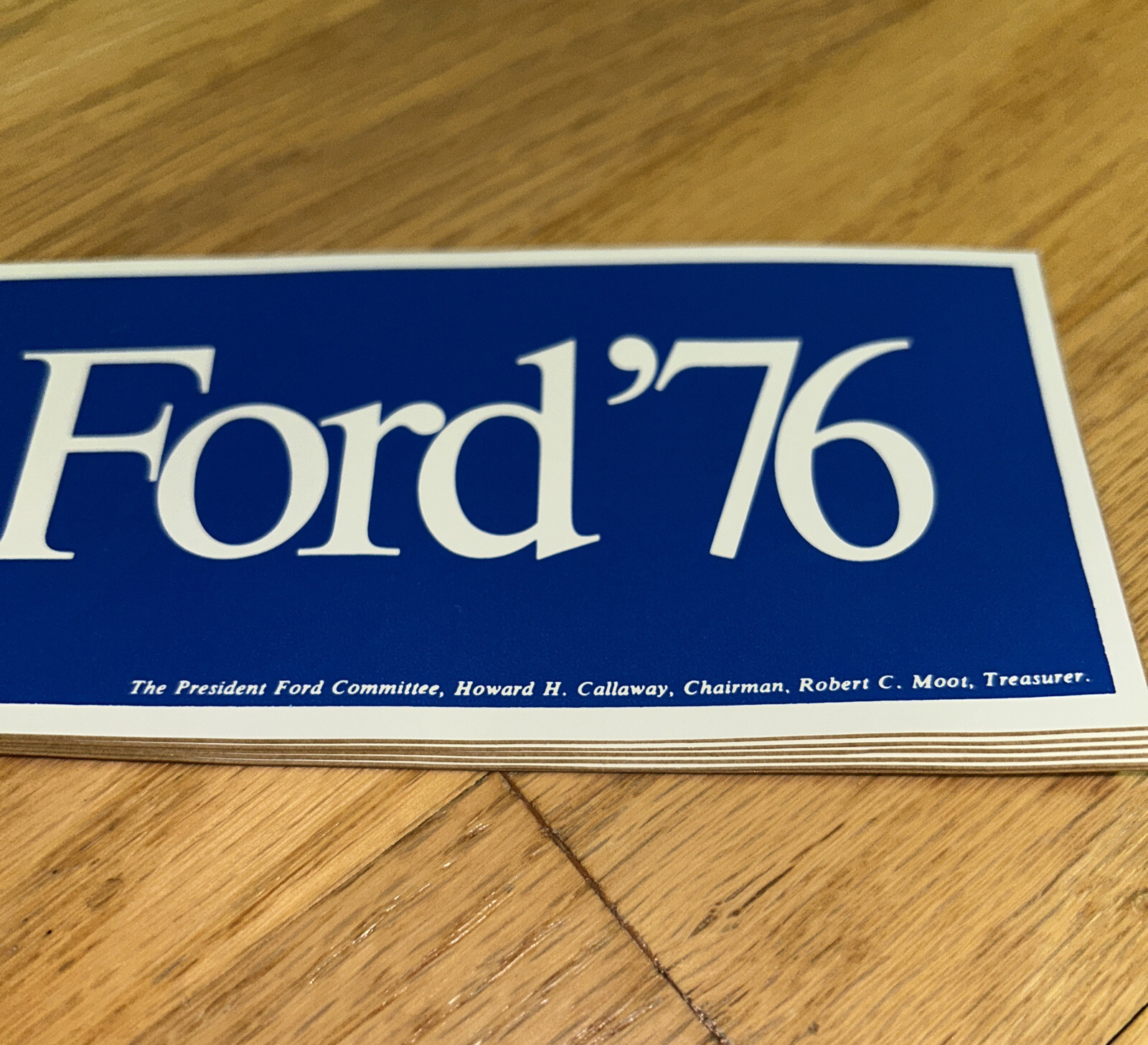 11 – 1976 GERALD FORD for President BUMPER STICKERS