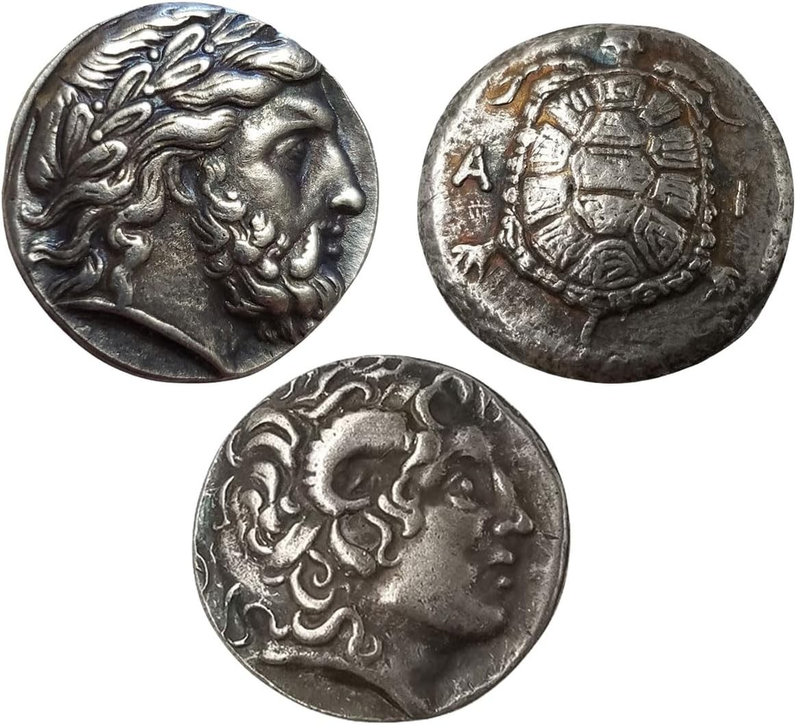 Silver Plated Ancient Greek Coins Alexander The Great Tetradrachm Islands of …