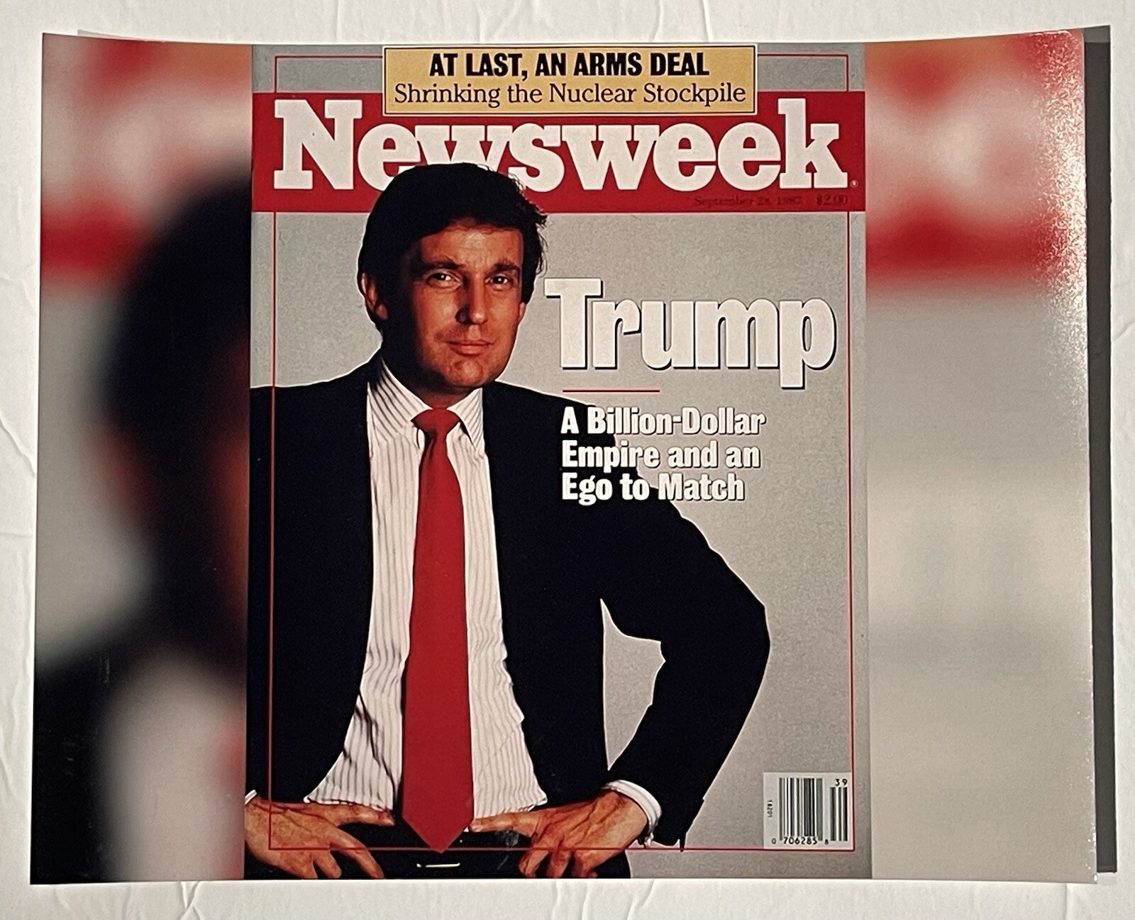 President Donald Trump 1987 Newsweek Magazine 8×10 Photo