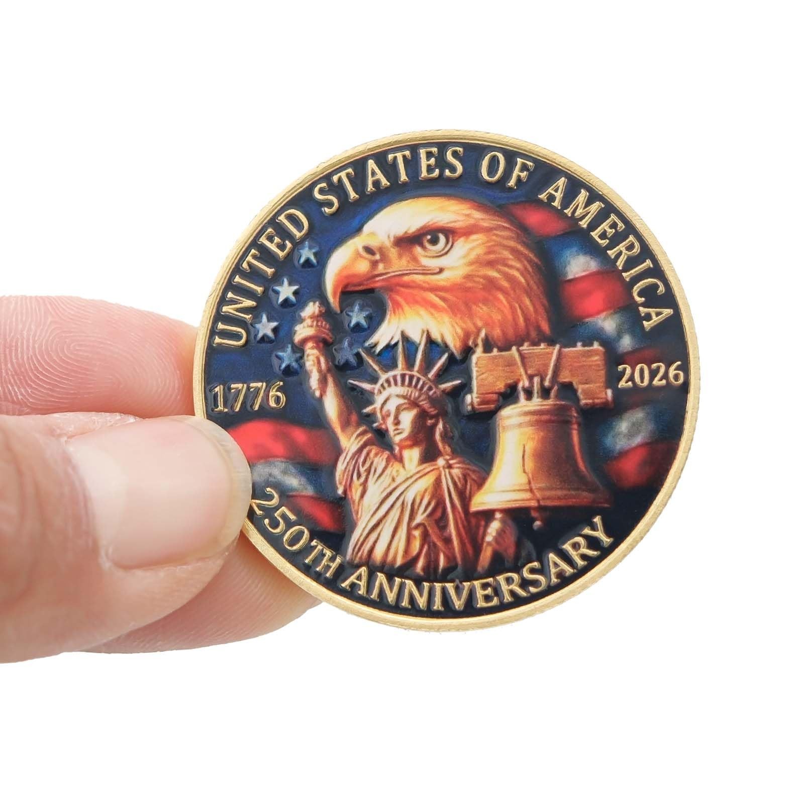 250 Anniversary Coin 250th Year American USA Anniversary Commemorative Coin M