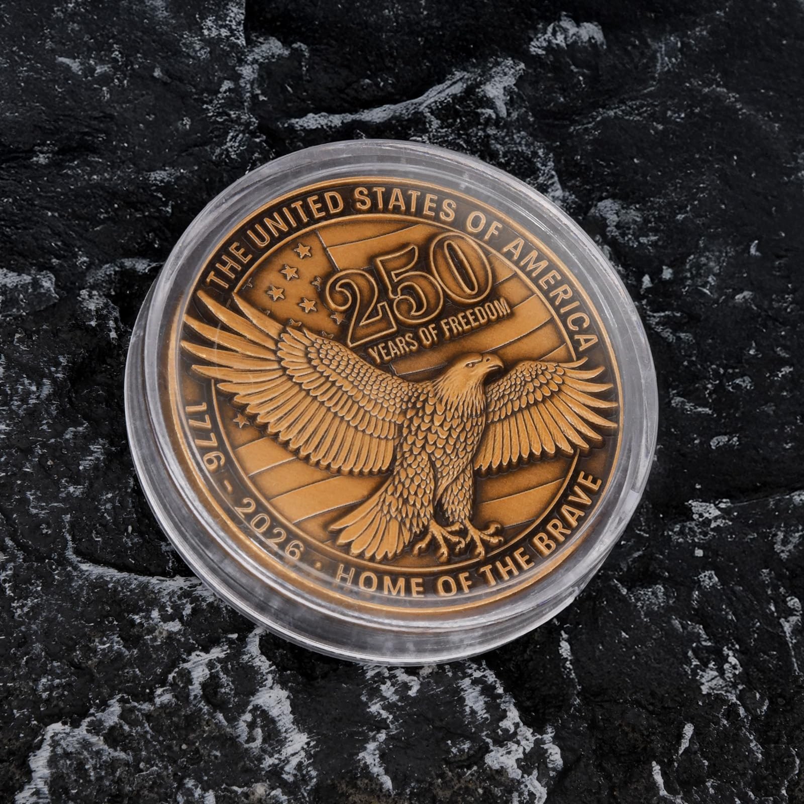 USA 250Th Anniversary Commemorative Zinc Alloy Coin – United States of America L