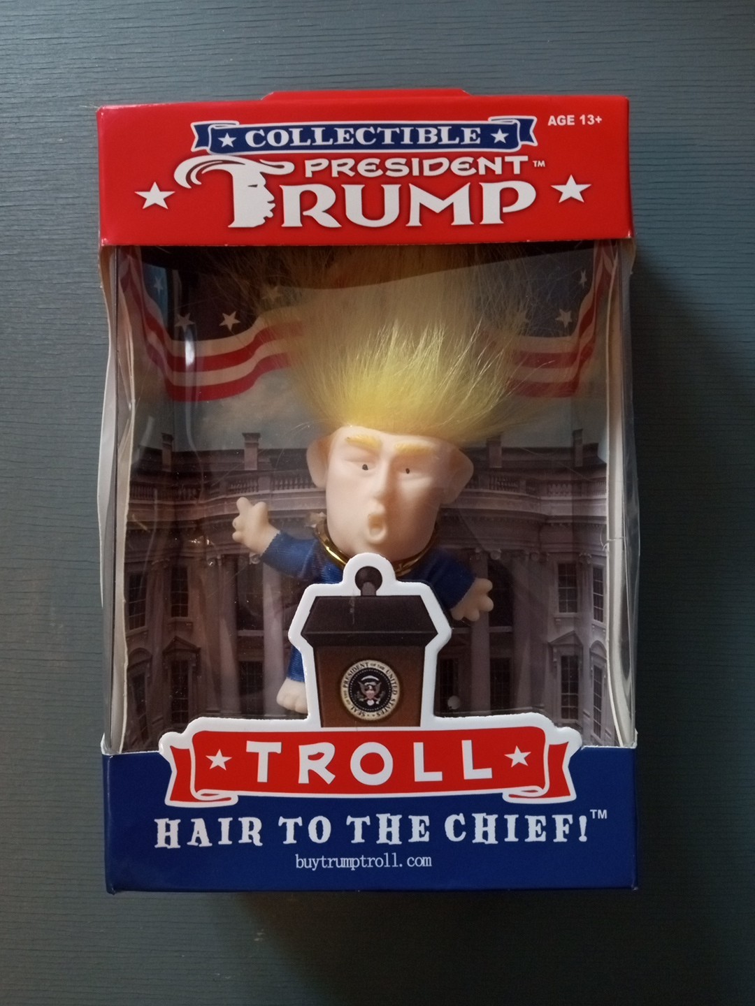 President Donald Trump Troll Doll “Hair To The Chief” Wild Creations Collectible