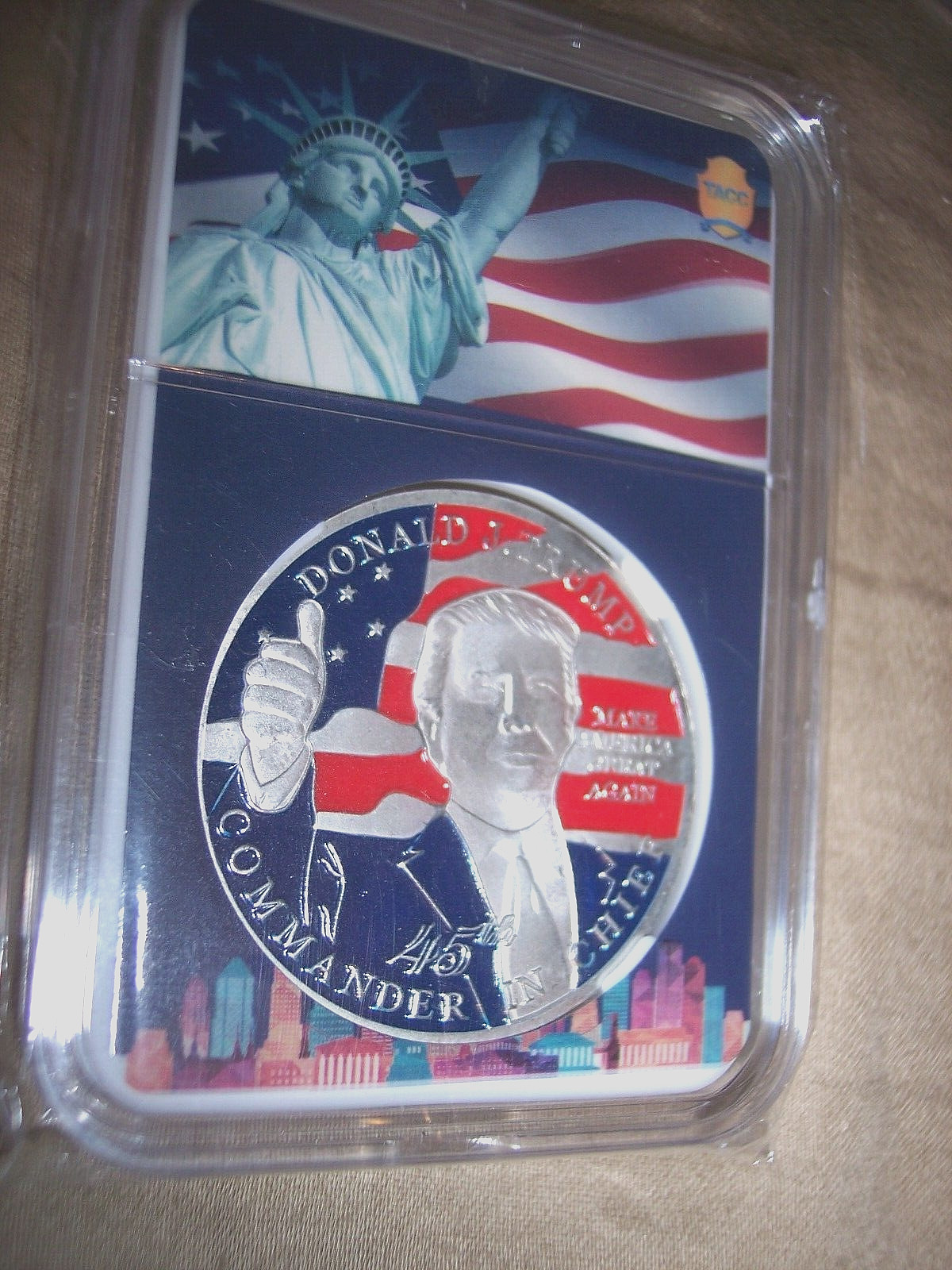 8 President Trump Coin Set Dont Tread On Me Coin Trump Coin Slab Trump Novelty