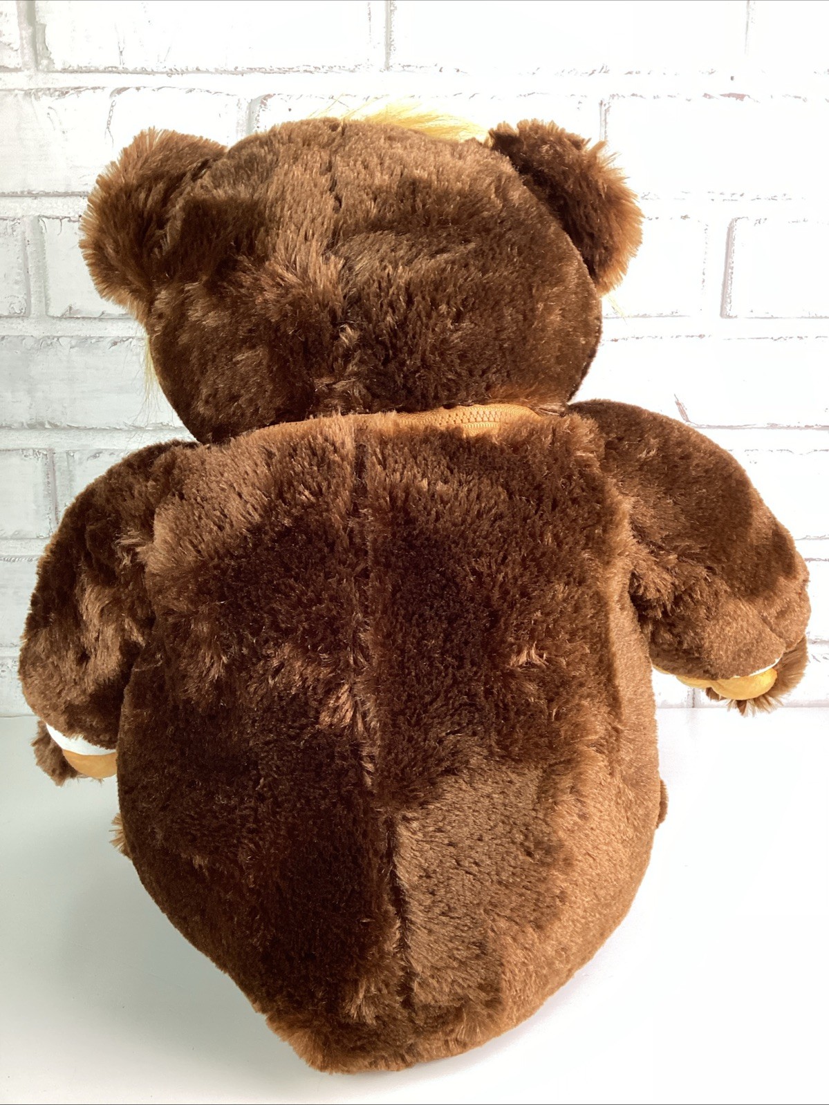 Trumpy Bear Deluxe Plush Trump Bear with Pack Away American Flag