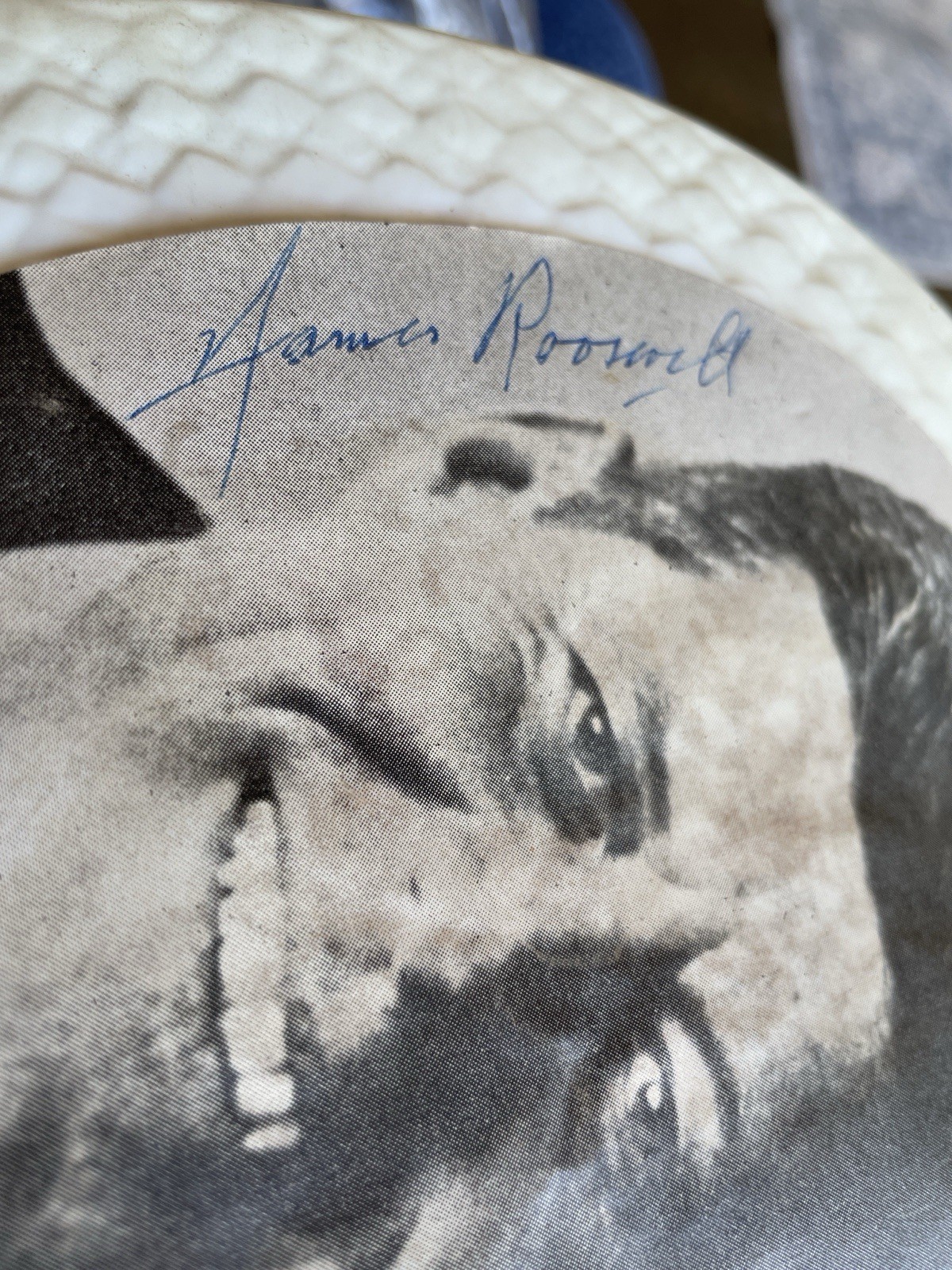 John F. Kennedy 1960 Kennedy for President Plastic Campaign Hat Signed