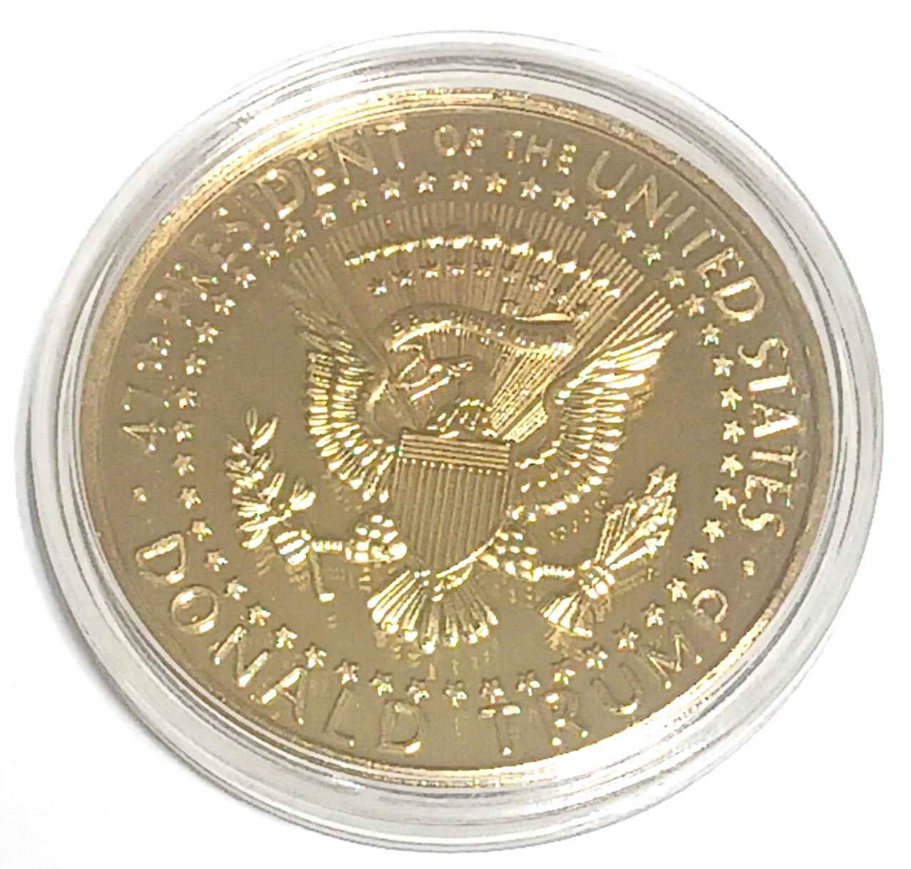 2025 Donald Trump Coin Take America Back GOLD Plated + Case SHIPPED FROM USA
