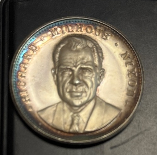 .999 SILVER round Lombardo Mint Richard Nixon Medallic Tribute Canada