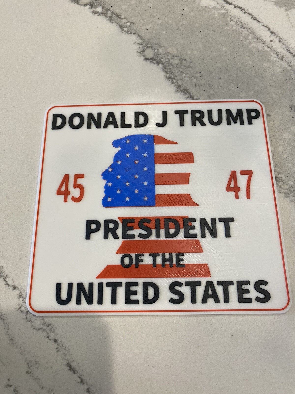 Donald J Trump Sign DJT President Trump 45 47