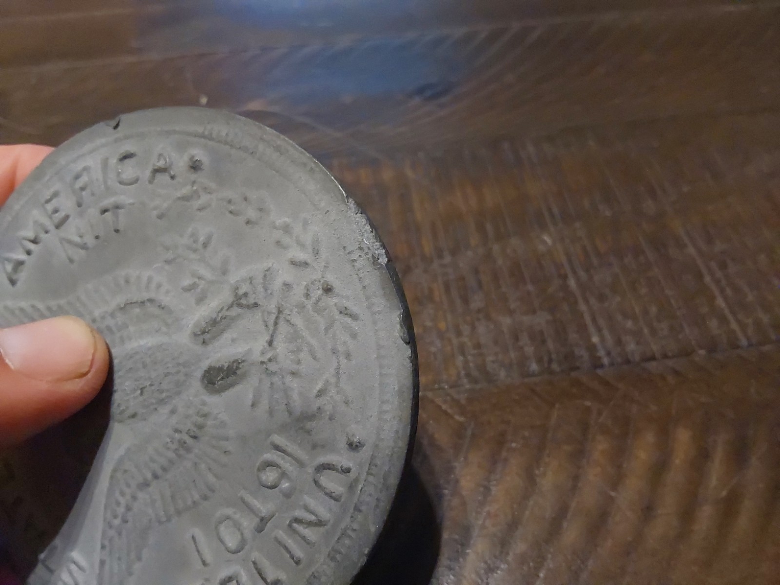 1896 BRYAN MONEY LIBERTY HEAD 16 TO 1 NIT EAGLE 3.5” COIN POLITICAL ELECTION