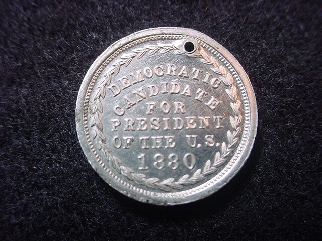 Windfield Scott Hancock 1880 Presidential Campaign Token, Uncirculated