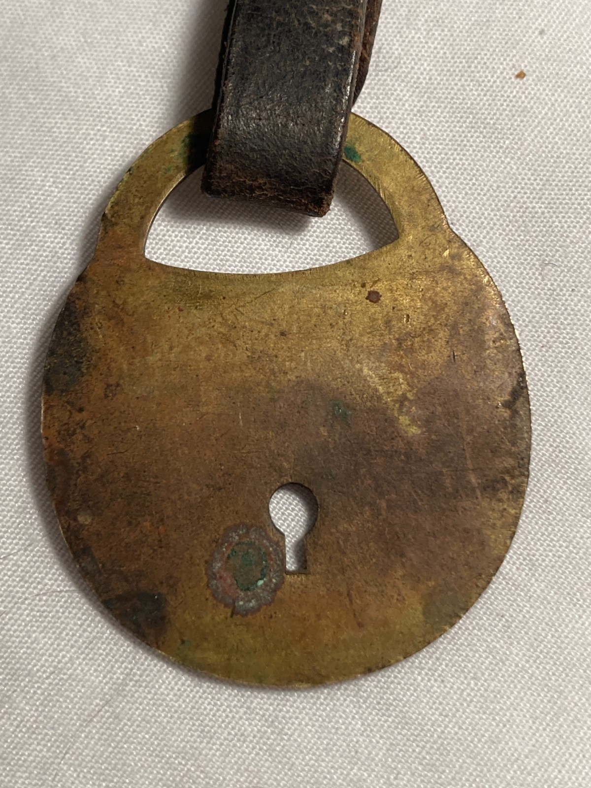 1908 White House TAFT holds the key Presidential Campaign Lock Figural Watch Fob