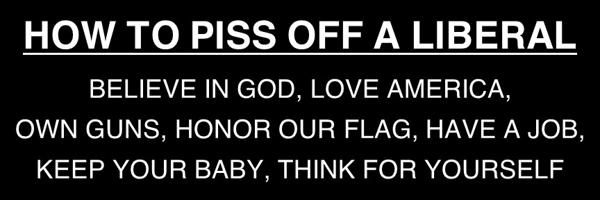 How to piss off a liberal Trump 2024 MAGA Decal Bumper Sticker republican