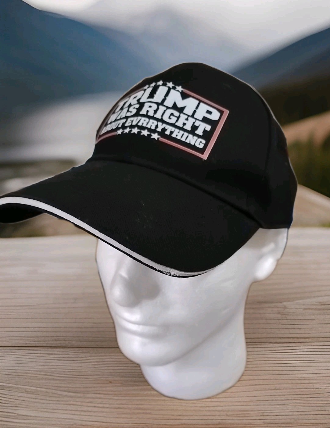 Misspelled Word Cap Trump Hat Rare Political Collectible With A Story Adjustable
