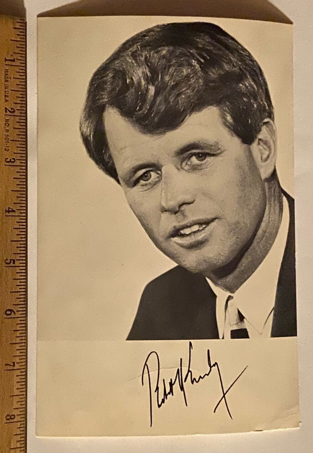 RARE 1968 Robert Kennedy Campaign Glossy Politics Handout Flyer New York Senator