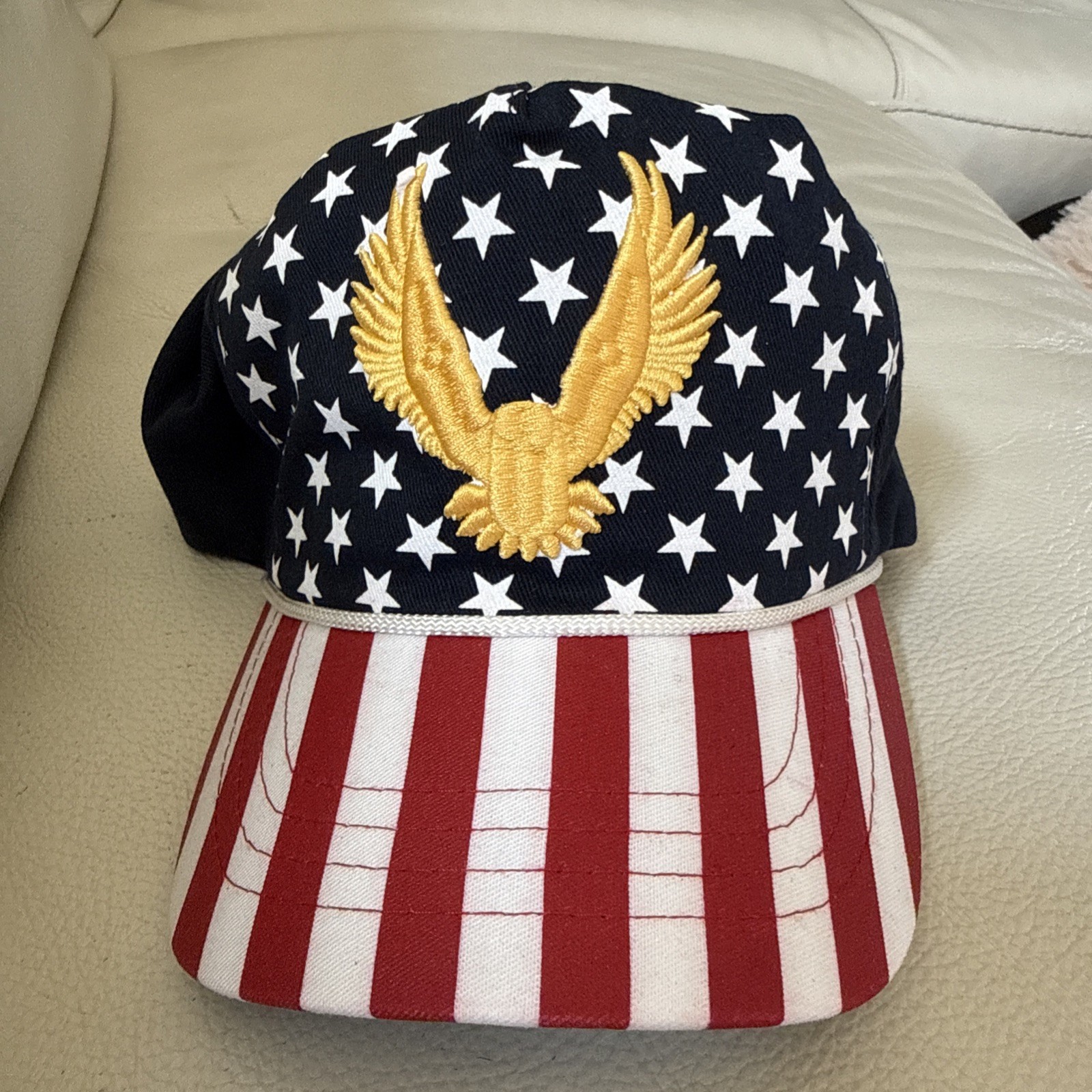 Official 2020 President Trump MAGA Cali Fame Campaign Hat Freedom Eagle Flag NEW