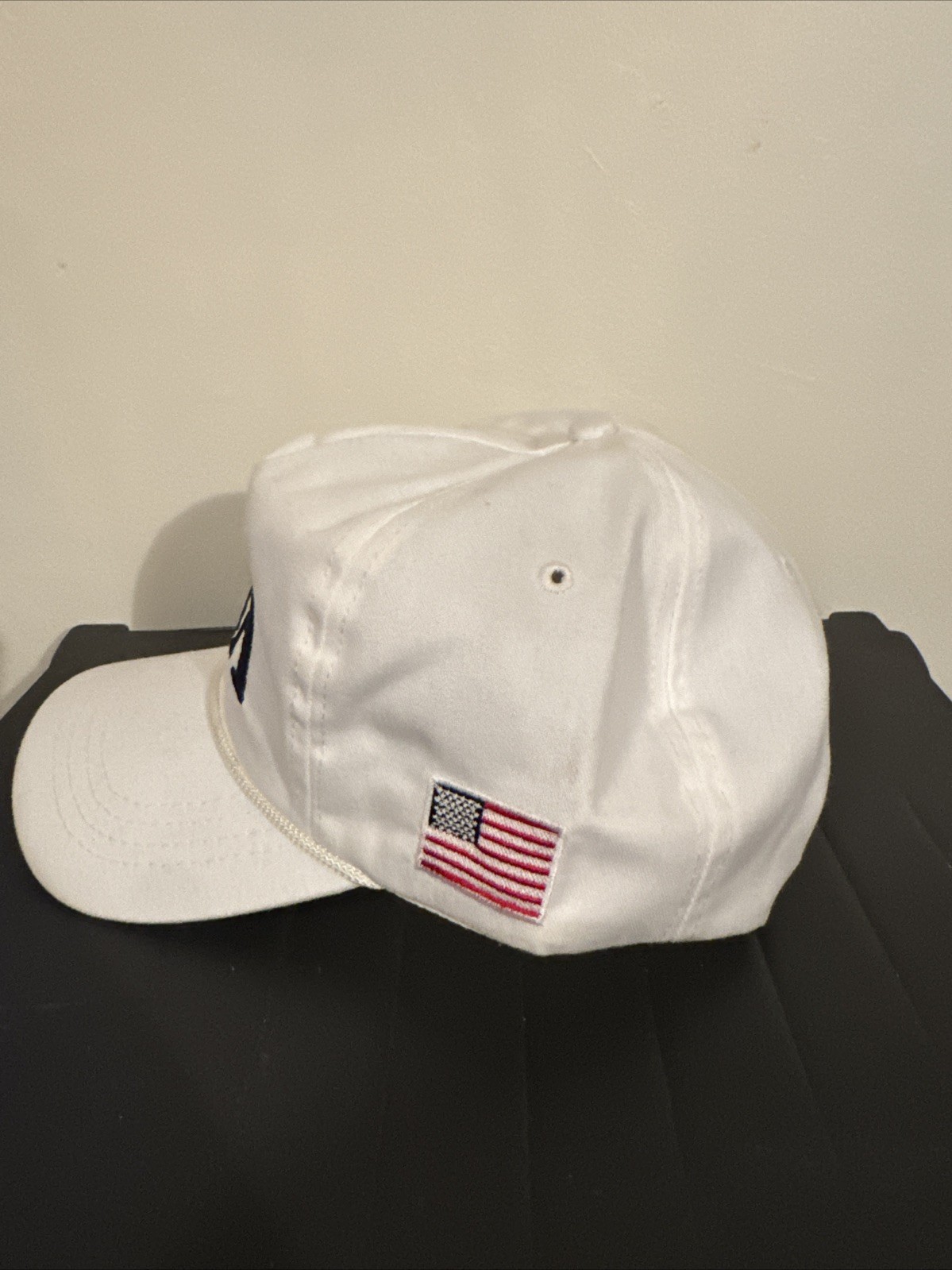 Trump USA 45 White Snapback Hat (Official Product – Cali Fame, Made in USA)