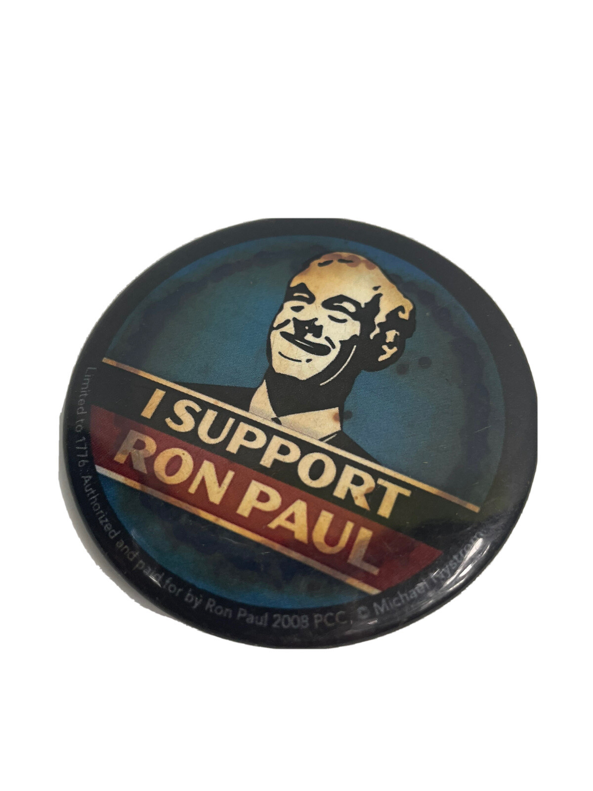 Ron Paul 2008 Political Button I Support Ron Paul Legalize
