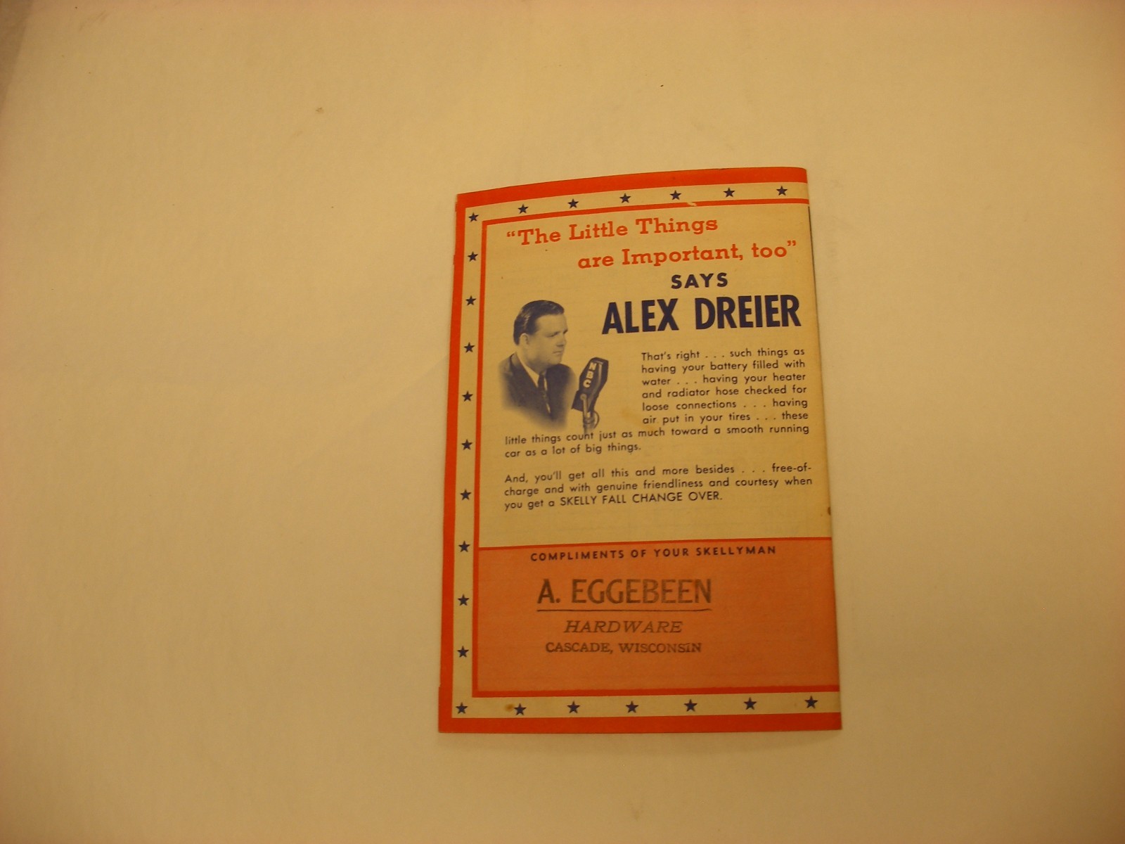 Vintage 1948 Presidential Election Book Skelly Gas President Truman