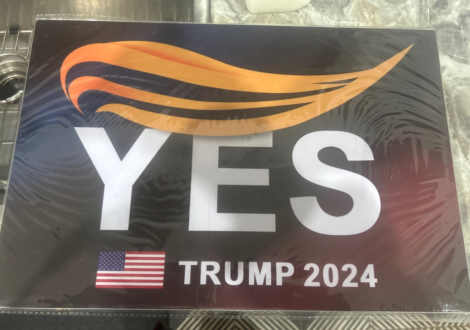 NEW 2 Collectible Trump 2024 Yard Signs 18″x12″, YES Double Sided Fade Resistant