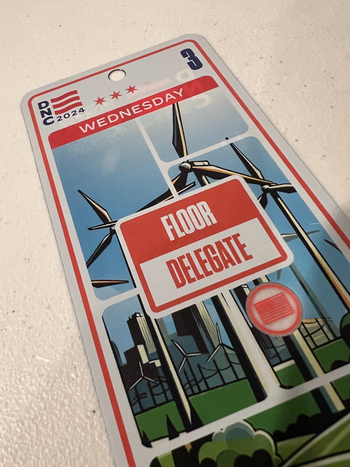 Floor Delegate-2024 DNC Credentials Night 3-Wed