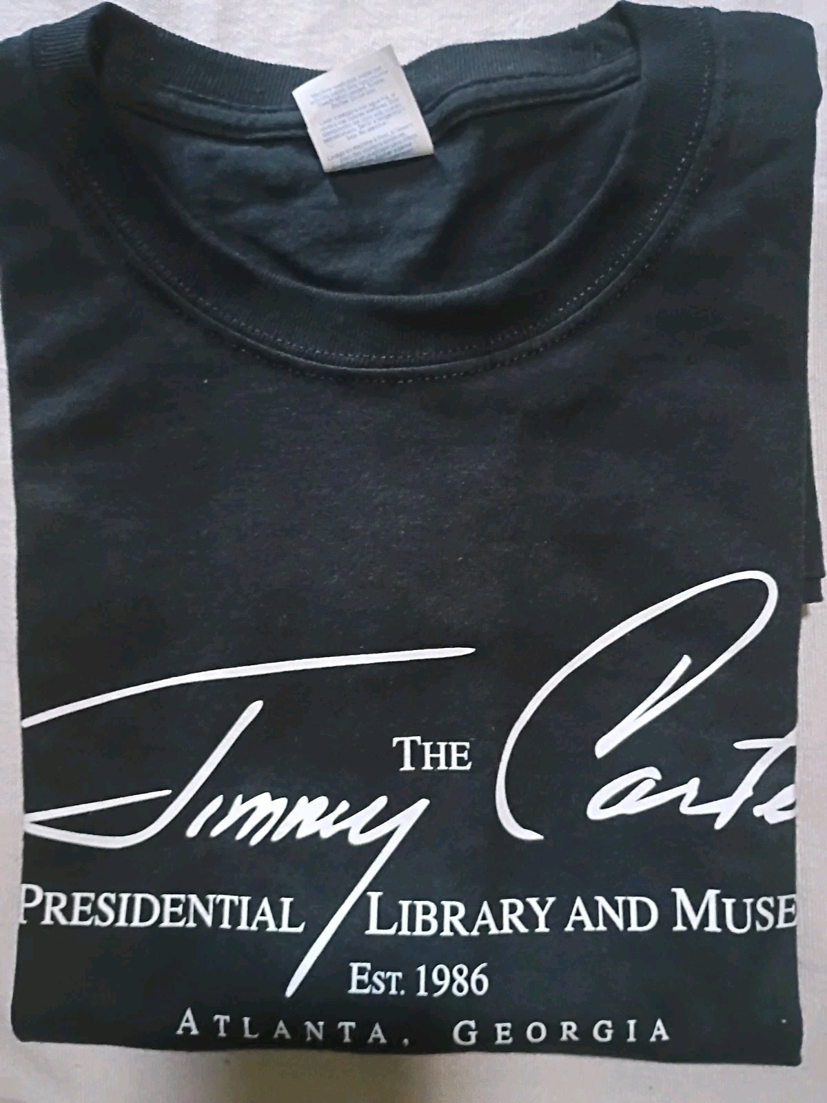 Jimmy Carter Presidential Library Museum 1986 Atlanta Georgia Large Crewneck Nwt