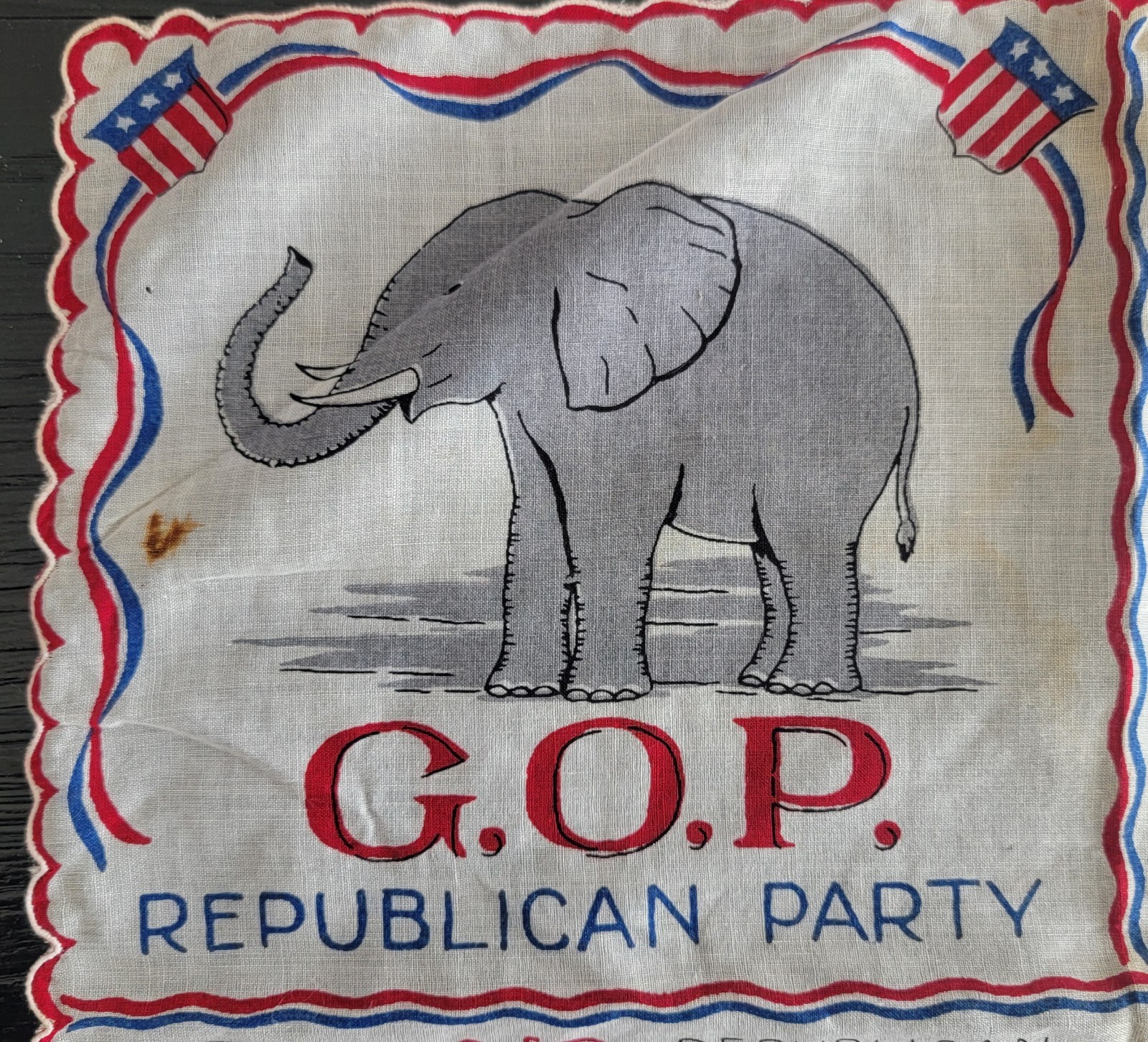 GOP Handkerchief From The 50s