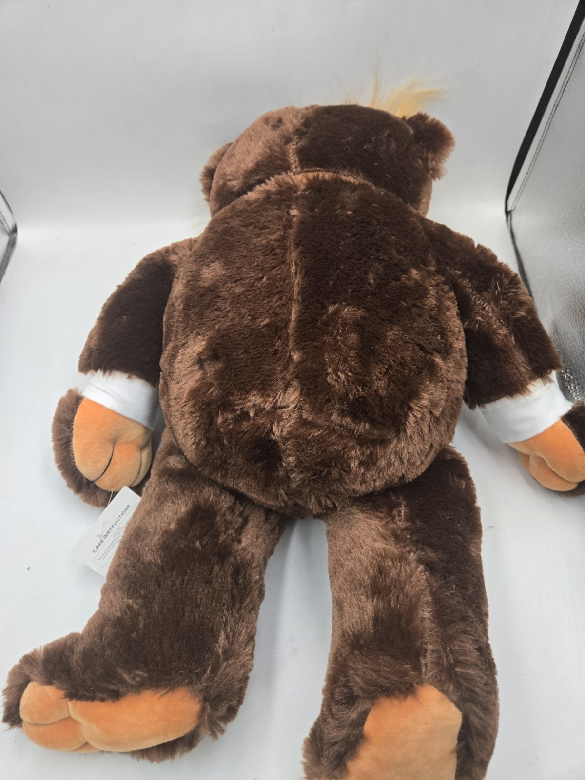 Authentic 2017 Trumpy Bear Deluxe Plush Trump Bear with Pack Away American Flag