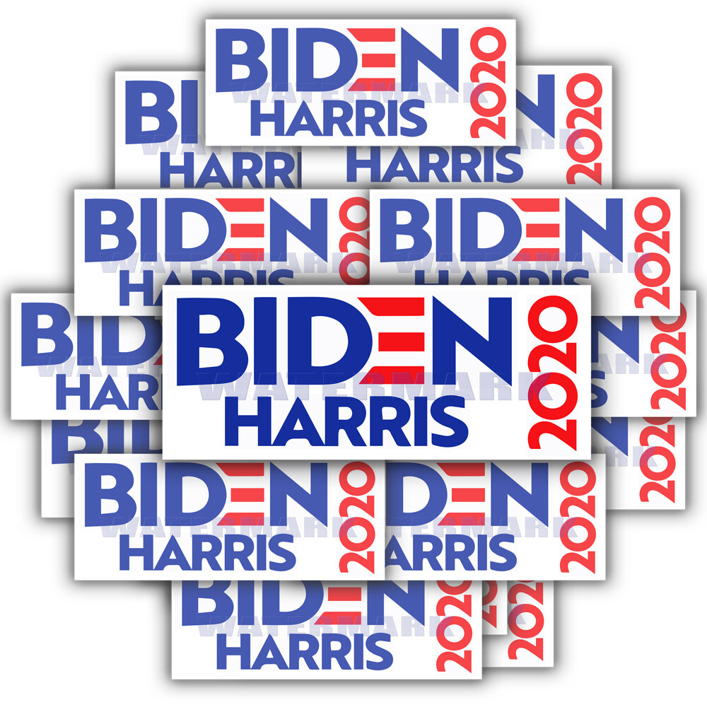 Biden Harris 2020 – Biden Harris President Democratic Bumper Sticker – 20 PACK