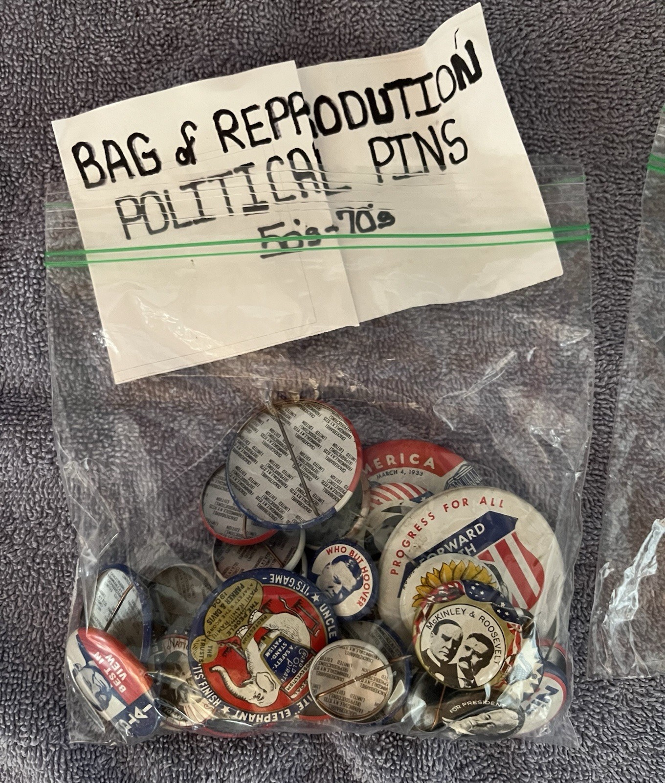 Political Fans And Buttons ￼