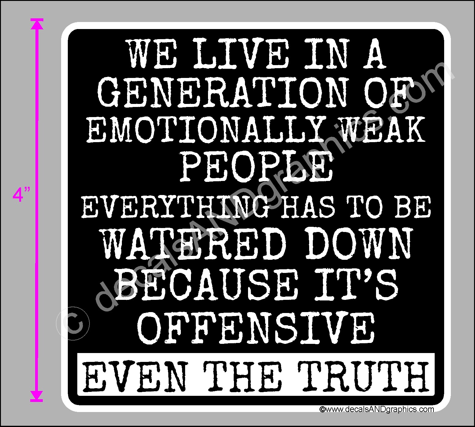 TRUMP 2020 STICKER EMOTIONALLY WEAK SNOWFLAKE ANTI DEMOCRAT DECAL WINDOW BUMPER