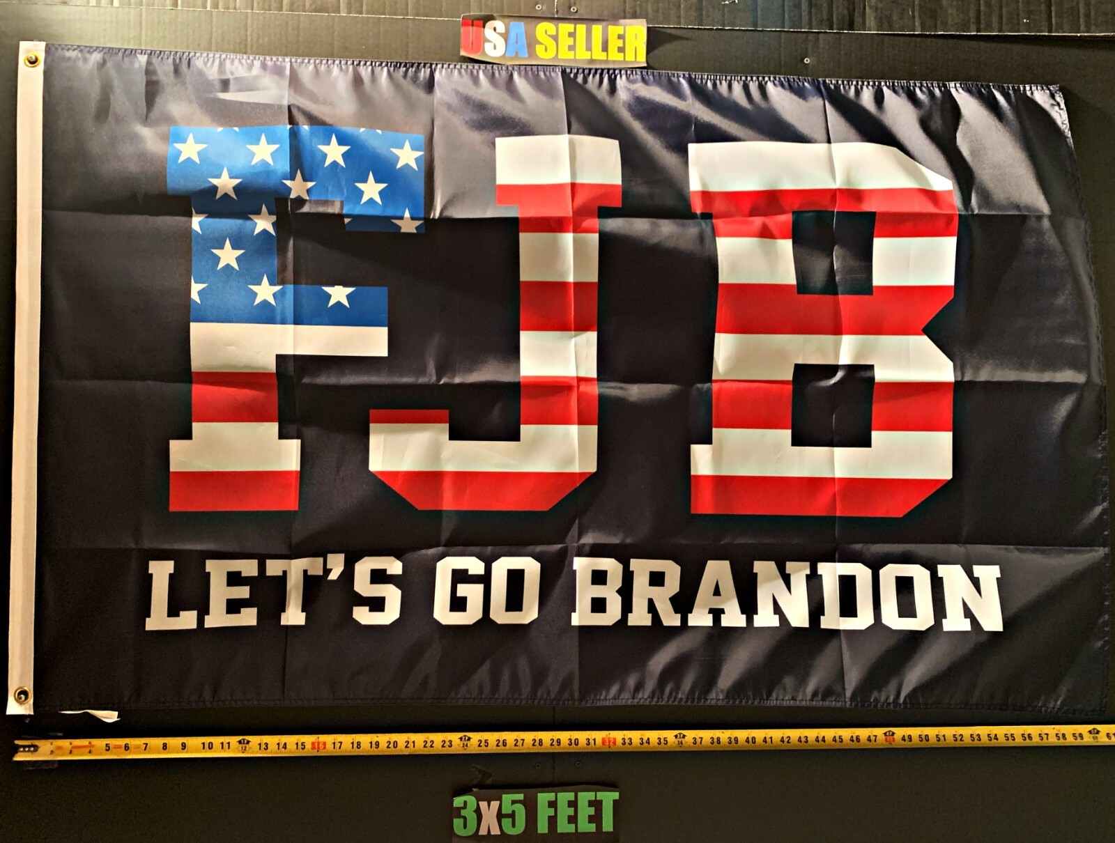 Donald Trump Flag FREE USA SHIP FJB Let’s Go Brandon B Desantis Sign USA 3×5′