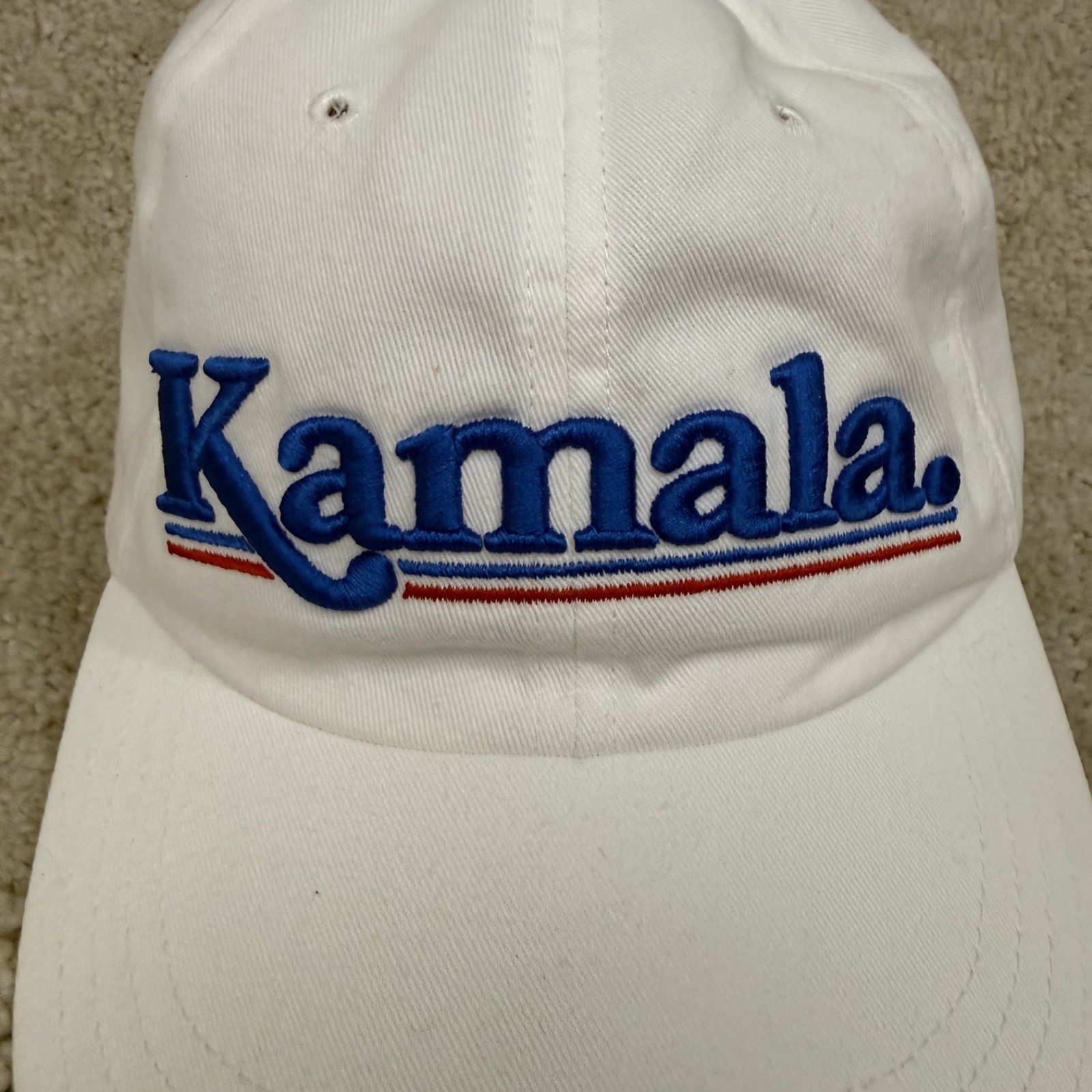 Kamala Harris Presidential Campaign White Hat USA Union Strapback Baseball Cap