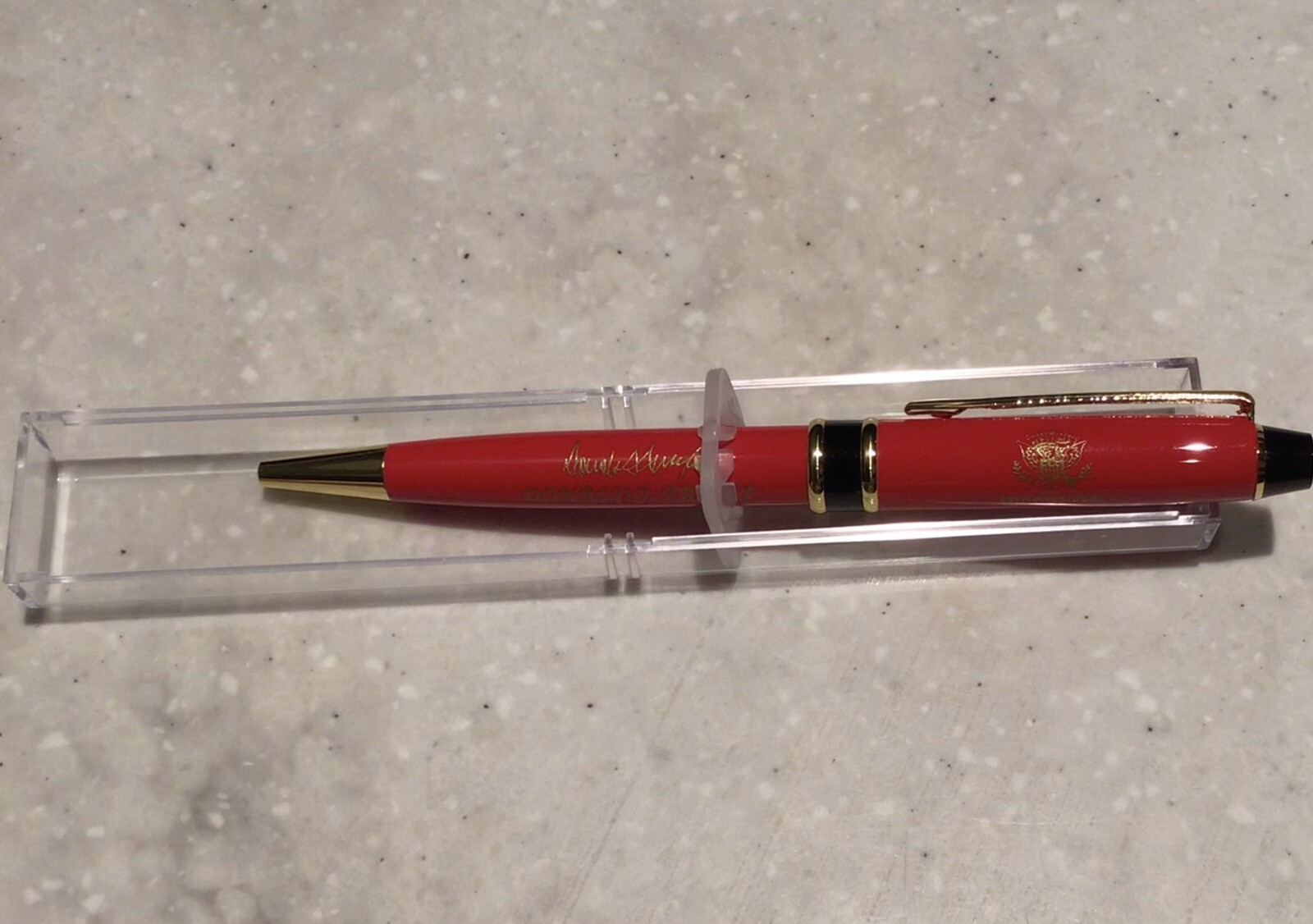 TRUMP 2025 MAGA RED PEN EAGLE GOLD SEAL SIGNATURE REPUBLICAN INAUGURATION New