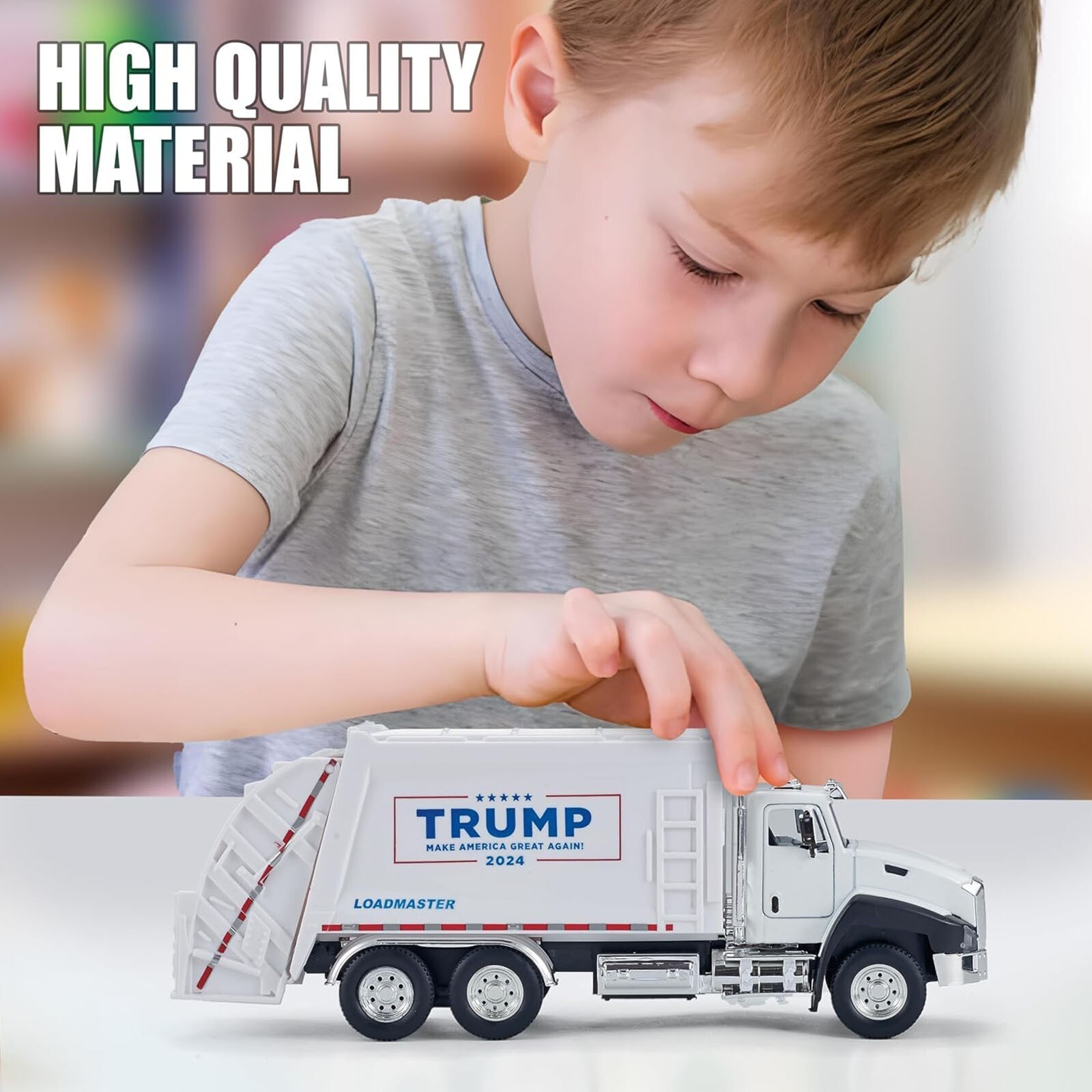 President Donald Trump Garbage Truck MAGA