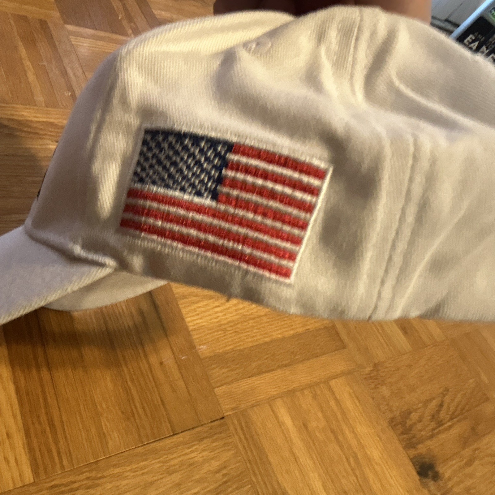 WHITE DUDES FOR HARRIS Cotton Hat USA 47 Side Embroidery 2024 Adjustable Strap