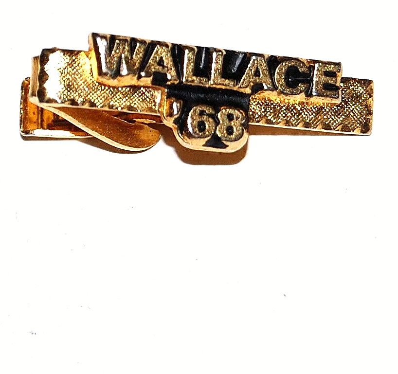 1968 GEORGE WALLACE TIE BAR president campaign pin pinback button political