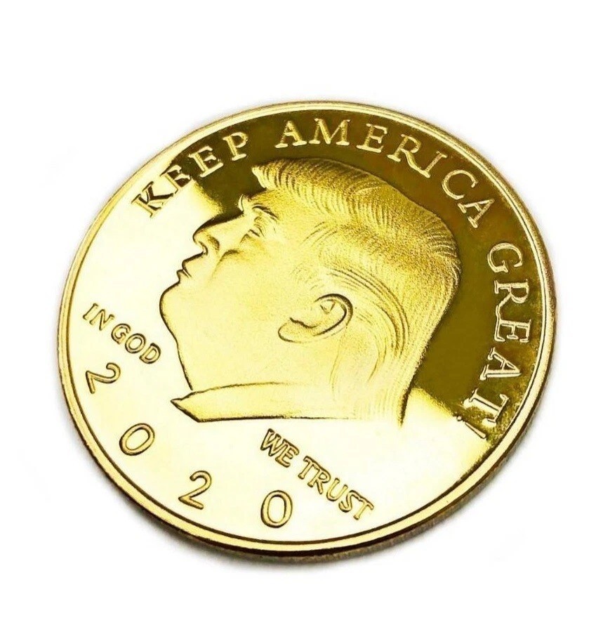 “Keep America Great” Donald Trump 2020 Commemorative Coin- 24K Gold Plated