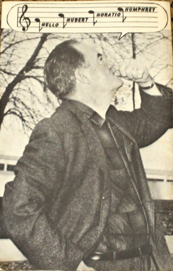 I Wish I’d Said That 1965 SC Satirical Photo Book Hubert Humphrey Politics