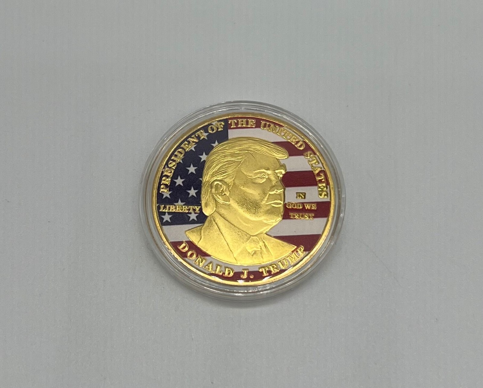 President Donald Trump Coin Gold Silver Plated Keeping America Great Again