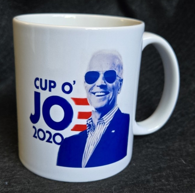 Joe Biden 2020 “Cup O Joe” Coffee Mug Made USA – EUC