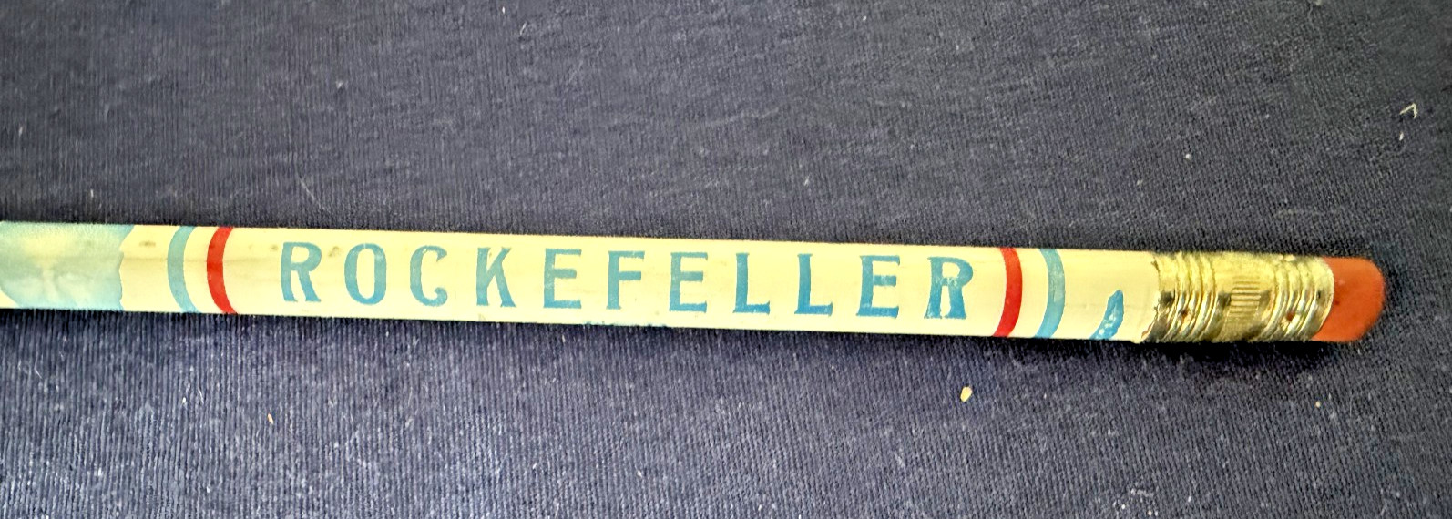 Rockefeller For President PENCIL 1960s unused political ad collectible
