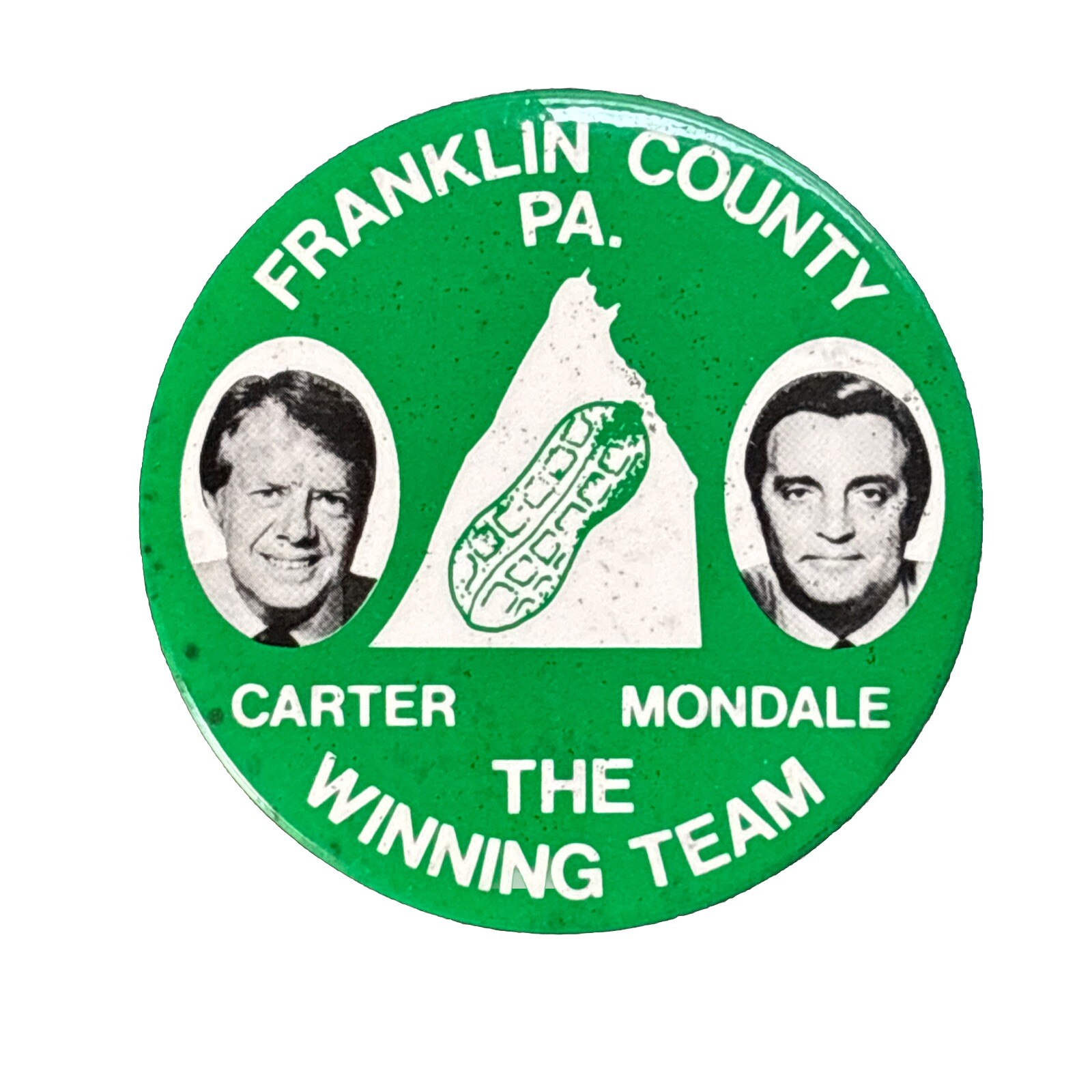 4 Different Jimmy Carter Walter & Mondale Buttons Franklin County Pennsylvania