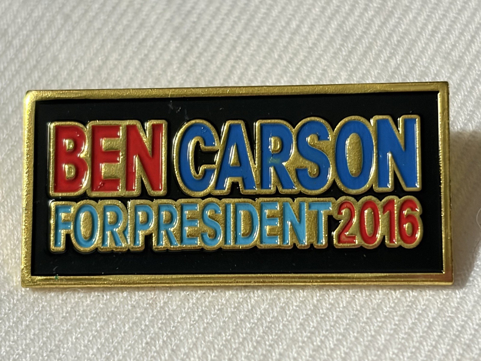 Ben Carson for President 2016 Rare Collectable Political Pin Button Metal