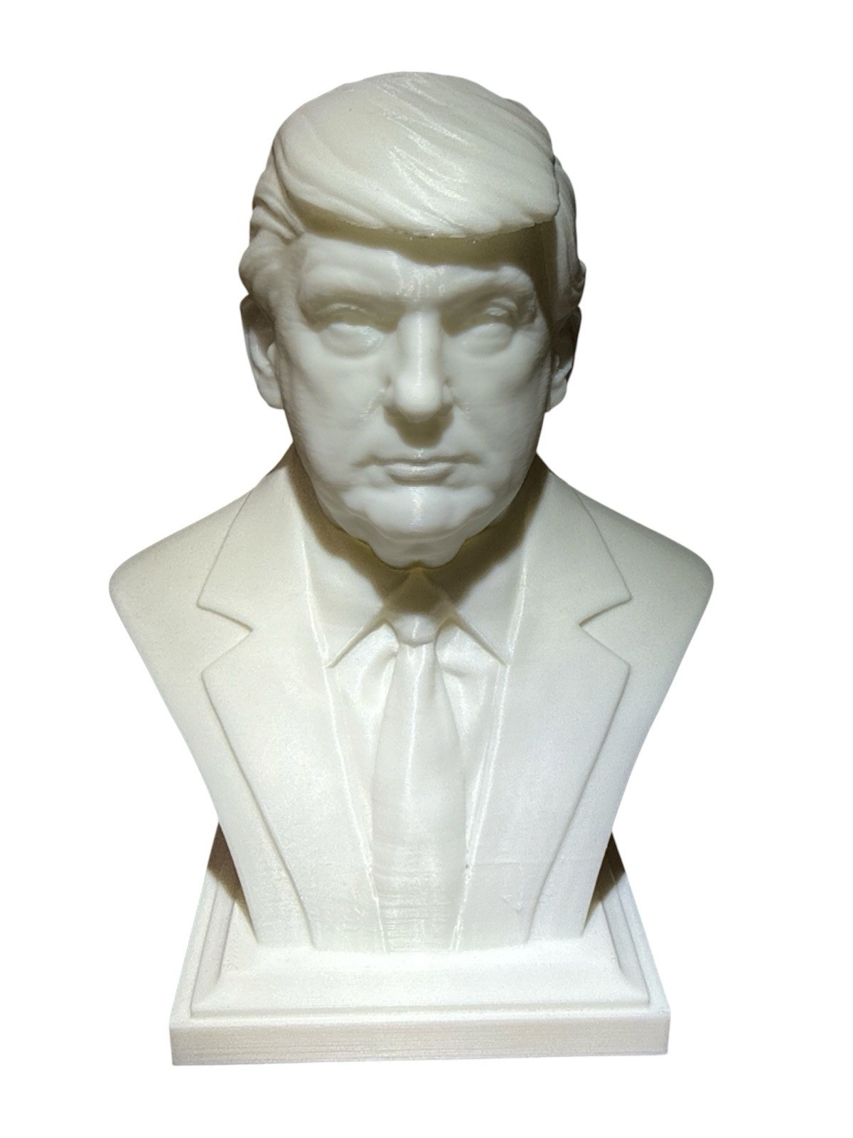 Donald Trump 3D Printed Bust Statue Figurine 6.4 Inch Tall Desk Decor for Office