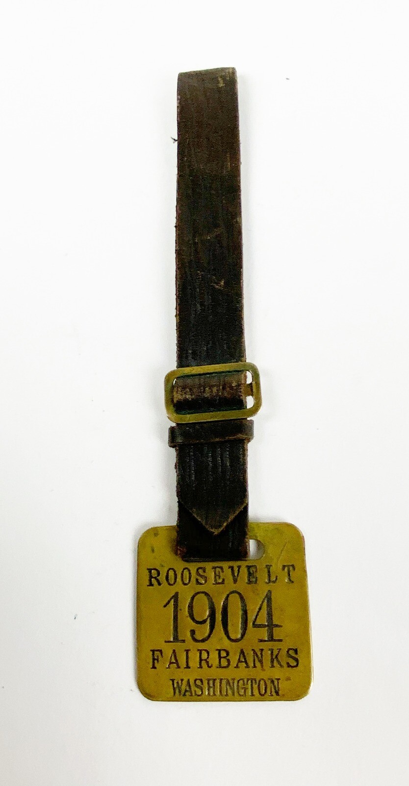 Antique 1904 Roosevelt Fairbanks Presidential campaign watch fob