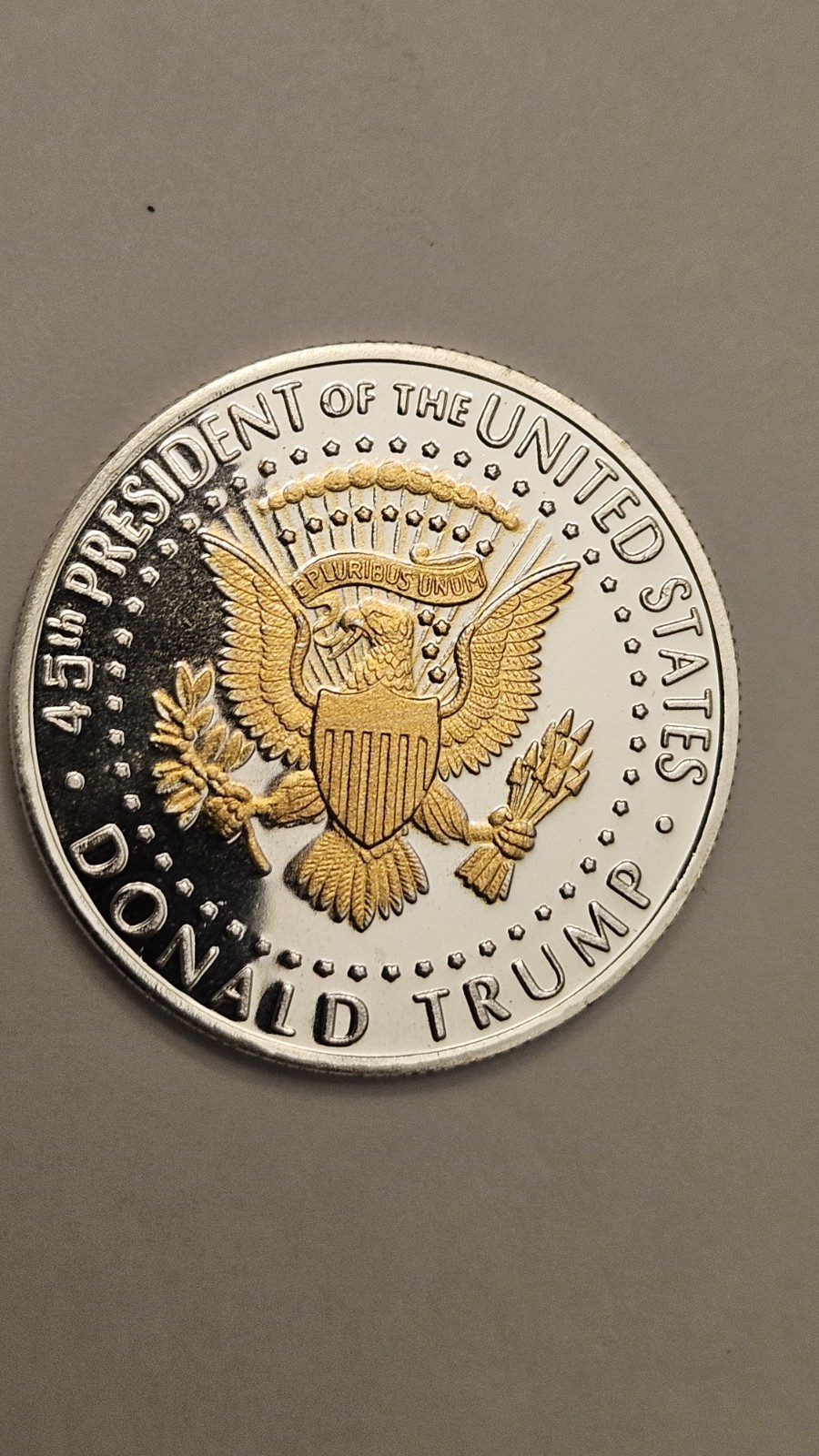 Donald Trump Liberty 2020 Gold Layered Coin