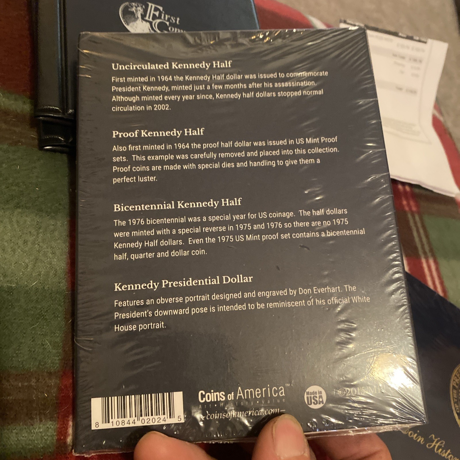 Coins of America Kennedy Legacy Collection Coin Set (STILL IN THE PLASTIC WRAP)